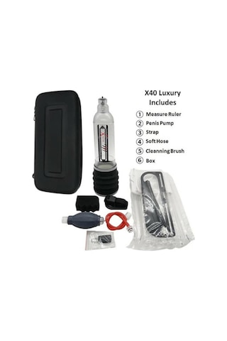 Hızlı Express Bathmate Hydromax Xtreme Pro Luxury Sulu Penis Vakum Pompası