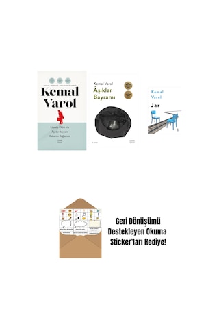 Aşklar, Hevesler, Ayrılıklar Üçlemesi Ciltli + Âşıklar Bayramı + Jar + Okuma Sticker'ları