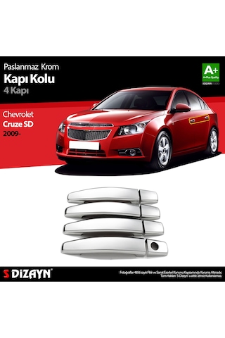 S-Dizayn Chevrolet Cruze Sd Krom Kapı Kolu 4 Kapı 2009 Üzeri