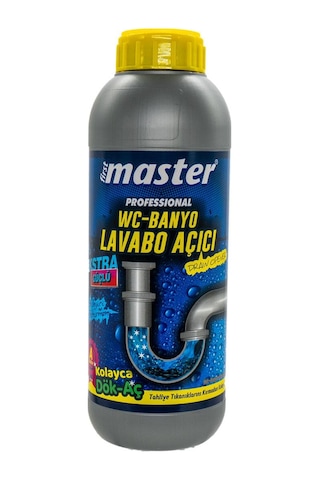 Master 500792 Dök Aç Wc Banyo Lavabo Açıcı 2000 Gr