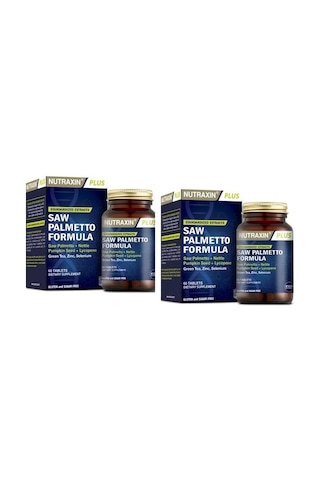 Nutraxin Saw Palmetto Formula 60 Tablet X 2 Adet Nutraxin Saw Palmetto Formula 60 Tablet X 2 Adet