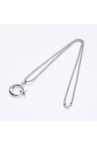 Türkiyem Ay Yıldız Erkek Kolye Çelik Takı Aksesuar K24 T5