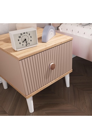 Meltem Kids Fiona Pembe Genç Odası Komodin