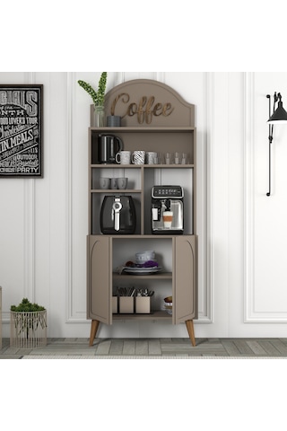 Lyon Kahve Köşesi 80cm - Atlas / Ceviz