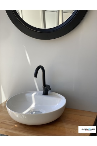 Armour Armatür Lavabo Bataryası Siyah