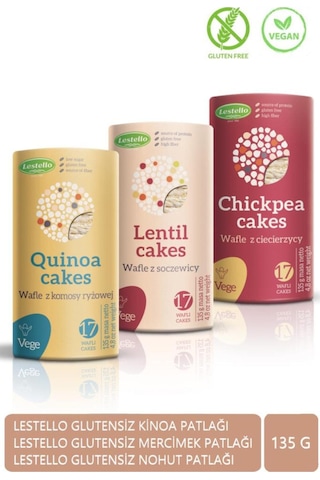 Glutensiz Kinoalı Mercimekli Nohutlu Patlak Set 3 Lü 135 G