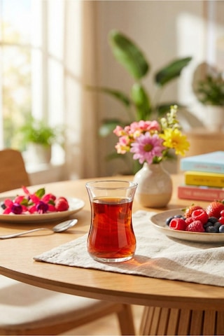 LAV Dem Cam Çay Bardağı 6 Kişilik 90 ml