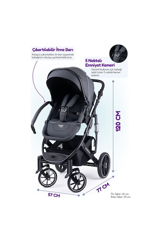 Prego Range Pro Travel Sistem Portbebeli Bebek Arabası