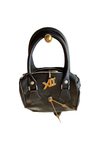 Antartidee Çanta Tasarımlı Duvar Saati / Handbag Clock Kırmızı