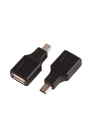 Koodmax 5 Pin Mini Usb Erkek To Usb Dişi Adaptör - Mini Usb Otg