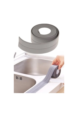 Kenpazar Gri Su Sızdırmaz Lavabo Kenar Bandı Kutusuz 3.2m