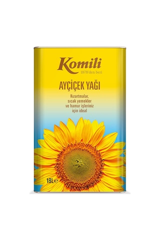 Komili Ayçiçek Yağı 18 L