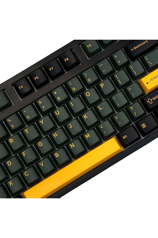 Akko 3108rf Black Gold Frost Pink Switch Kablosuz İngilizce Mekanik Gaming Klavye