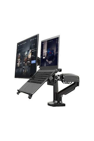 Vontech F160-fp 17-27'' Hareketli Monitör + Notebook Masa Standı