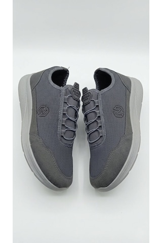 Stil Shoes Erkek Spor Ayakkabı Ortopedik Hafif Rahat Şık Esnek Kullanışlı Fileli Spor Gri