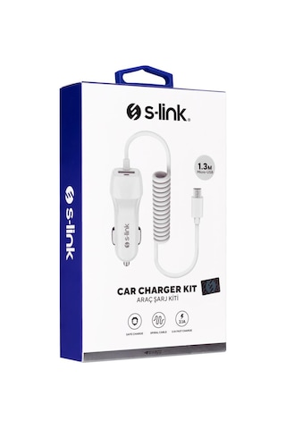 S-link Swapp Sw-c535 1 Usb + Micro Usb 12-24v 3.1a Kablolu Araç Şarj Cihazı Çok Renkli