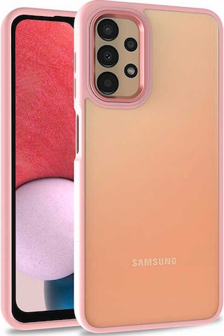 Zore Galaxy Uyumlu A53 5g Kılıf Msra Flora Kapak - Rose Gold Rose Gold