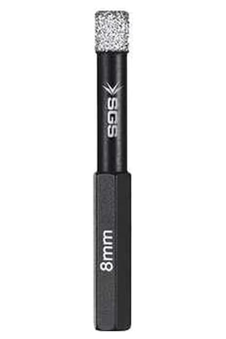 Sgs Mermer &amp Granit Delme Panç, Hex Şekilli, 8 Mm Çapında, Profesyonel Taş Delme Ucu, Model Sgs2757