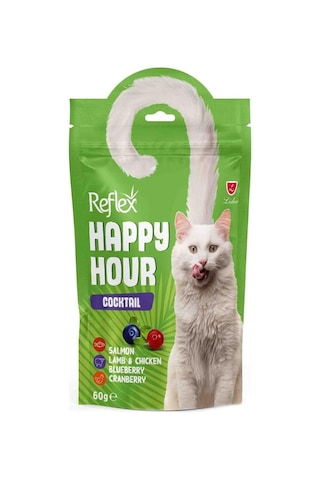 Reflex Happy Hour Tam Destek Karışık Kedi Ödülü 60 G