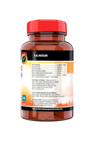 Glukozamin Kondroitin Msm Kolajen Vitamin D 60 Tablet