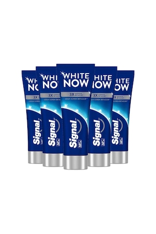 Signal White Now Original Diş Macunu 5 x 75 ML