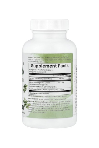Micro Ingredients, Ksm-66 As-hw-aga-ndha, 120 Vegetarian Capsules