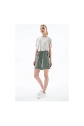Fashion Friends Kadın Keten Şort 26y0606k1 Haki