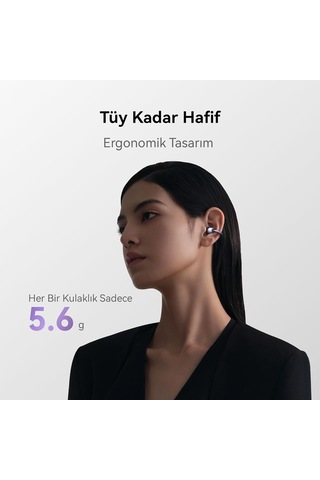 Freeclip, Estetik Tasarım, Tüy Kadar Hafif, Açık Kulak Tasarımı, Yapay Zeka Destekli Kristal Netliğinde Arama, Uz