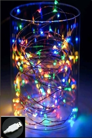 Peri Led Işık 5 Metre Usb'li Renkli - Renkli