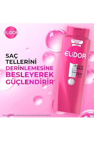 Elidor Güçlü Ve Parlak Şampuan Seramid-parlaklık Kompleksi 650 Ml Normal
