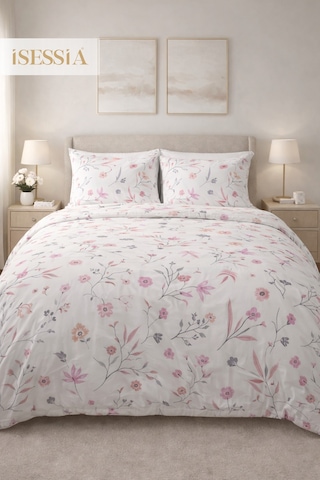 Fiora Çift Kişilik Çarşaflı Nevresim Takımı 200 X 240 Cm Pembe