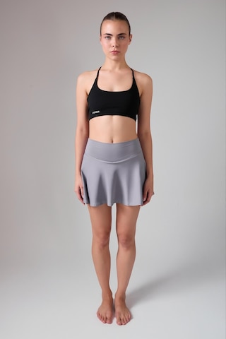 Hıghrıse Flexflow Yüksek Bel Tenis Spor & Aktif Yaşam Etek-şort Skort -3256 Gri