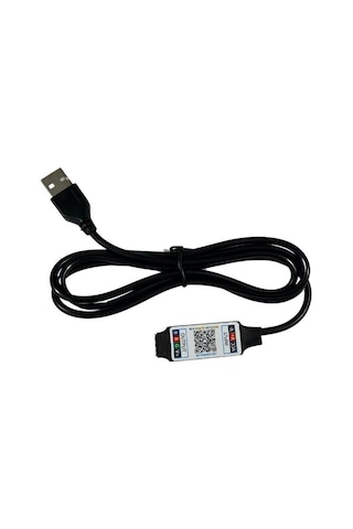 Usb Girişli Bluetooth Cep Telefonundan Rgb Şerit Led Kontrol Modülü 6a 5v