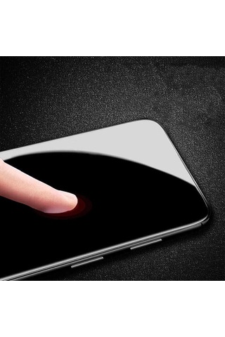 Oppo Reno 10x Zoom Uyumlu 5d Temperli Cam Ekran Koruyucu - Siyah - T8804
