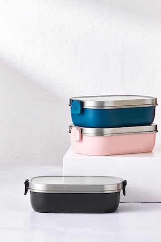Le Creuset On The Go Yemek Kabı Paslanmaz Çelik Saklama Kapları Koyu Turkuaz 2