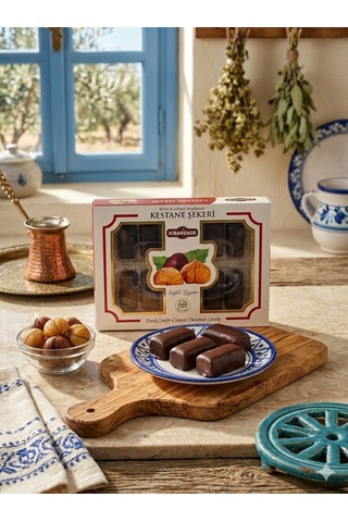 Çikolata Kaplamalı Kestane Şekeri - 240 Gr
