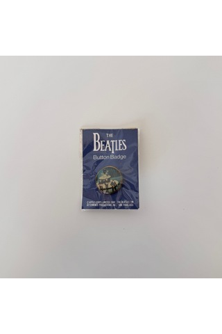 The Beatles Rozet Pinback Button Siyah 45722057