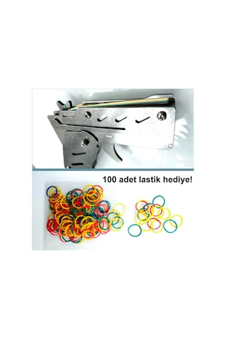 Omeniv Som Çelik Lastik Atar Katlanır Tabanca Cnc Yapım Oyuncak