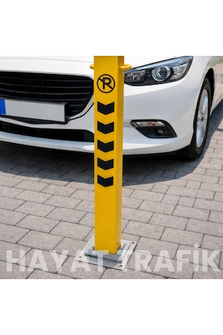 Kilitli Park Bariyeri - Tak Çıkar Tabanlı-75 Cm