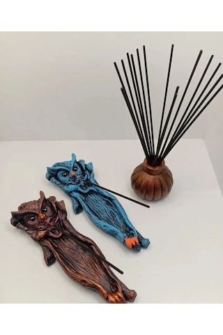 Tedi Sanat Baykuş Çubuk Tütsülük 2 Li