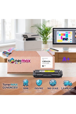 Hp 125a Cb542a Sarı Uyumlu Toner A Plus / Color Laserjet Cp1215 / Cp1515 / Cm1312