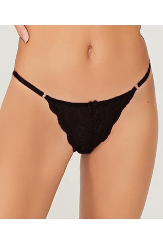 Kadın Dantelli Tanga Ipli String Külot