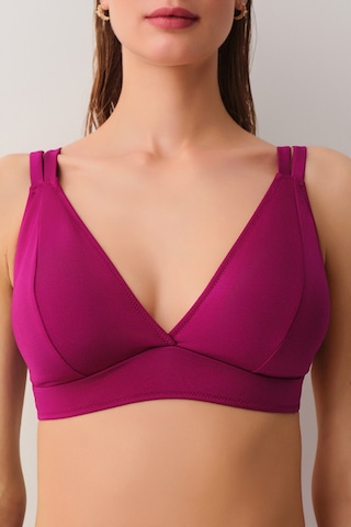 Suwen Üçgen Bikini Üst Sbn26410c1283 Bordo