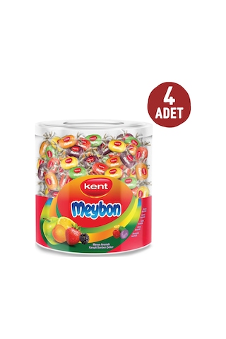 Kent Meybon Mini Meyveli Kavanoz 4 x 504 G