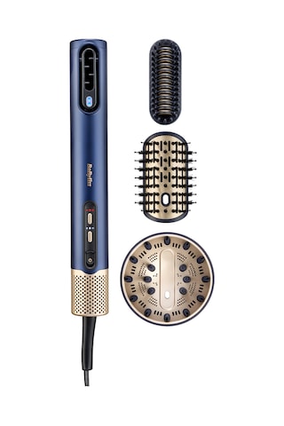 Babyliss Saç Kurutma Ve Şekillendirme Seti Air Wand, Difüzör Başlık Dahil, 1600w, 3 Başlık, İyon Teknolojisi Lacivert, 3 Başlıklı