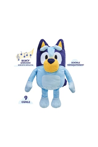 Moose Toys Bluey Türkçe Konuşan Peluş Figür 35cm 17631 Çok Renkli