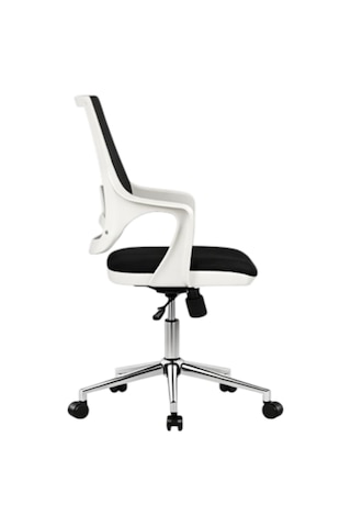 Mix White Çalışma Sandalyesi Ofis Koltuğu Siyah