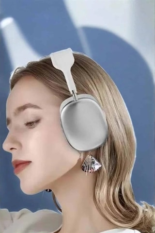 Ceylan Adam P9 Plus Kablosuz Kulak Üstü Bluetooth Kulaklık Beyaz Yüksek Ses Kaliteli