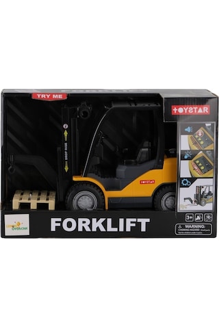Sürtmeli Işıklı Sesli Forklift 25 Cm 666-61p 1 12 Sarı