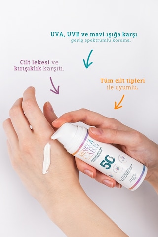 Minela Care Antiaging Organik Mineral Filtreli Yüz Güneş Kremi SPF50 70 G